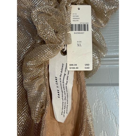 Anthropologie Maeve Ruffled Tulle Tank NWT Size XL - Picture 11 of 14